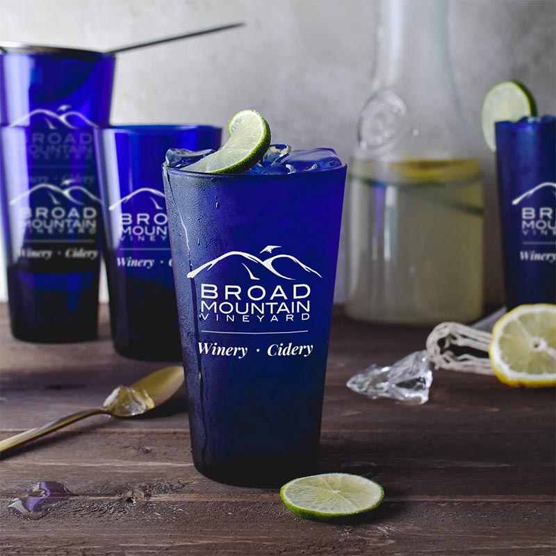 Libbey Cobalt Blue 17 oz Stemless Wineglasses