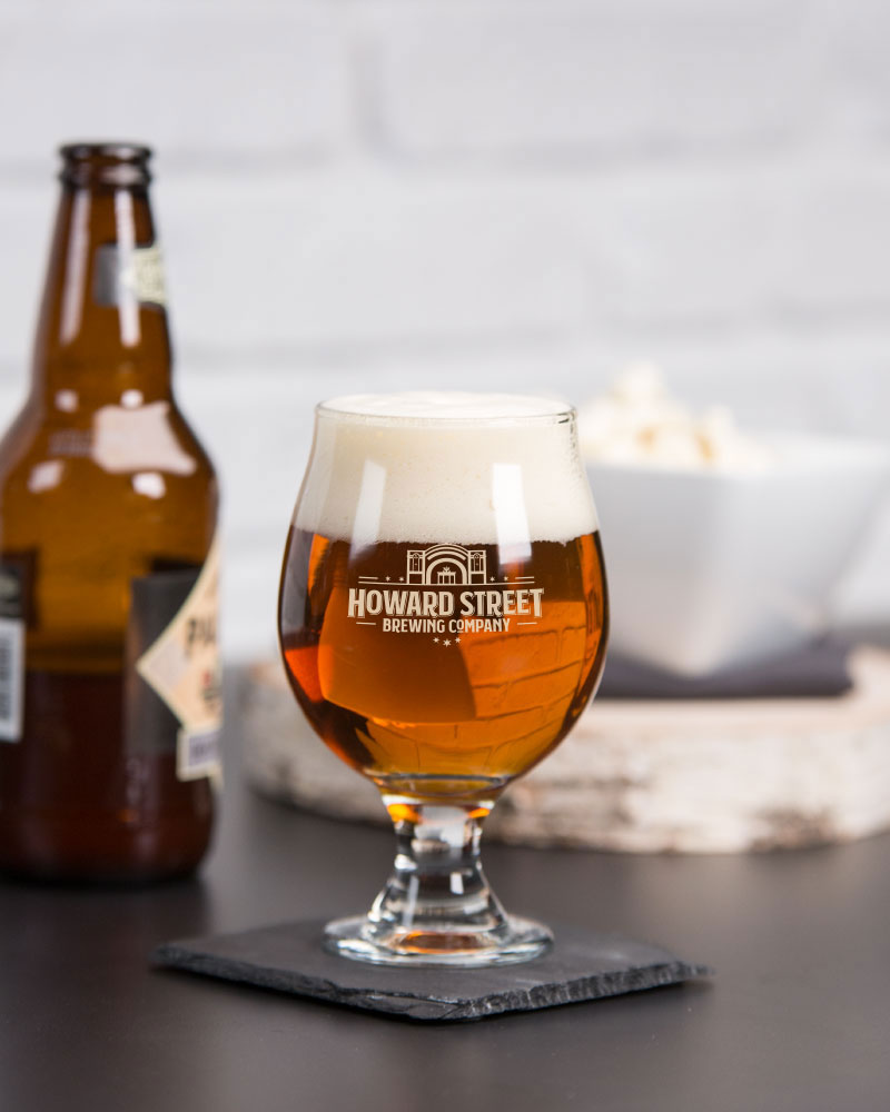 12 Ounce Estate Footed Beer Glass (3328) and 10 Ounce Footed