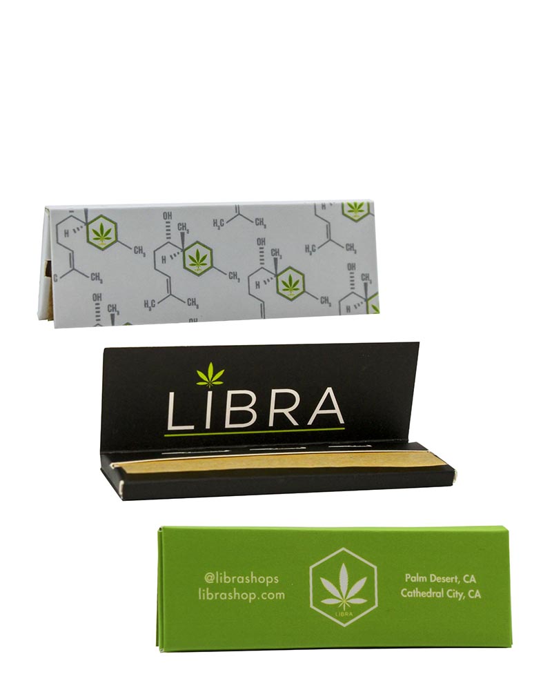 Imprinted Standard 1-1/4 Rolling Papers With Full Color Sleeve
