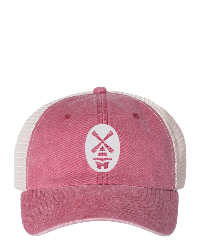 Sublimated Patch Washed Pigment Dyed Trucker Cap