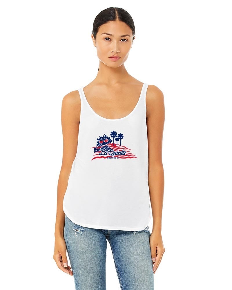 Shop For Bella 8802 Ladies Flowy Side Slit Tank Grandstand