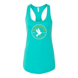 1533 Next Level The Ideal Racerback Tank Medium Army-Cardinal at   Women's Clothing store