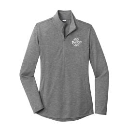 Sport-Tek LST407  Ladies PosiCharge ® Tri-Blend Wicking 1/4-Zip