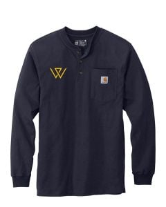 Shop for Carhartt CTK128 Long Sleeve Henley Tee | Grandstand