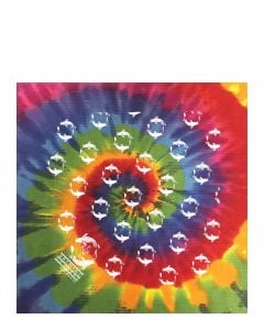 22" x 22" Tie Dye Bandana 2222TD