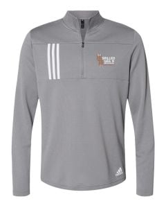 Shop for Adidas A482 3-Stripes Double Knit Quarter Zip Pullover 