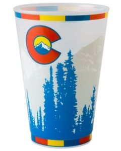 Shop for 20 oz. RealColor Full Color Frost-Flex Plastic Stadium Cup | Grandstand