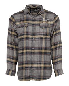 Burnside 8219 Long Sleeve Plaid Flannel Shirt