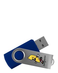 iClick 32GB Swivel Silver USB Flash Drive