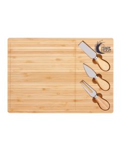 Shop For Astor Bamboo Cheese Board Knife Set CHZBRD1014