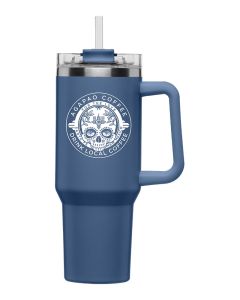 Shop for 40 oz. Fifty/Fifty Double Wall Stainless Steel Mug w/ Straw Lid T4000000 | Grandstand