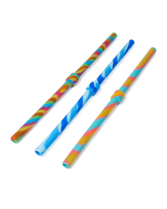 Silipint Silicone Stopper Straw 3 Pack