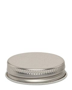 38-400 Growler Plastisol Lined Silver Cap
