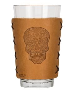 Shop For Leather Pint Glass Sleeve