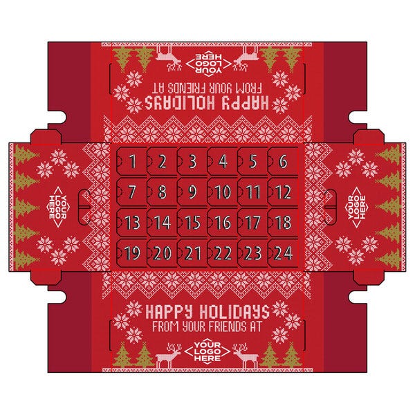 beer 24 pack advent calendar creative template 02