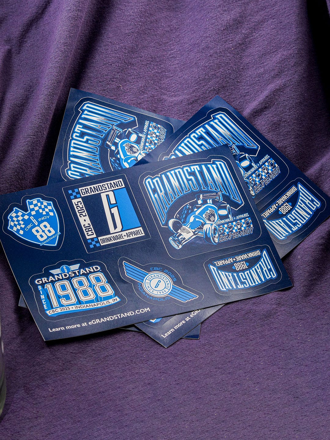Custom Promotional Vinyl Sticker Sheets 4" x 6"