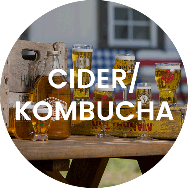 shop cider kombucha products