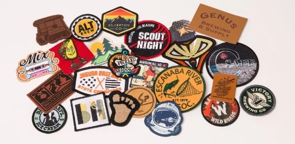 A variety of patches are displayed.