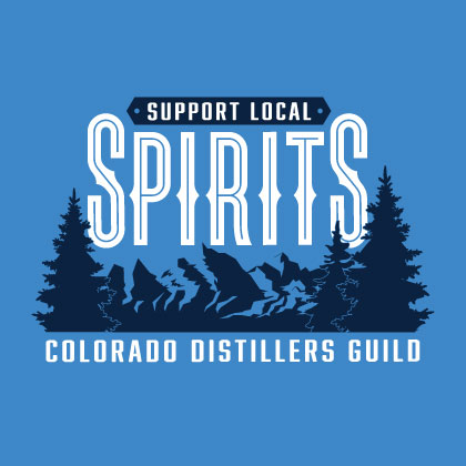 Support Local Spirits design Colorado