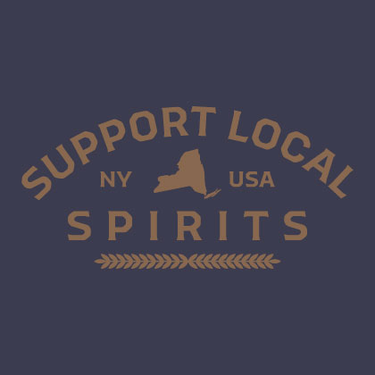 Support Local Spirits design New York