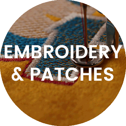 apparel embroidery patches