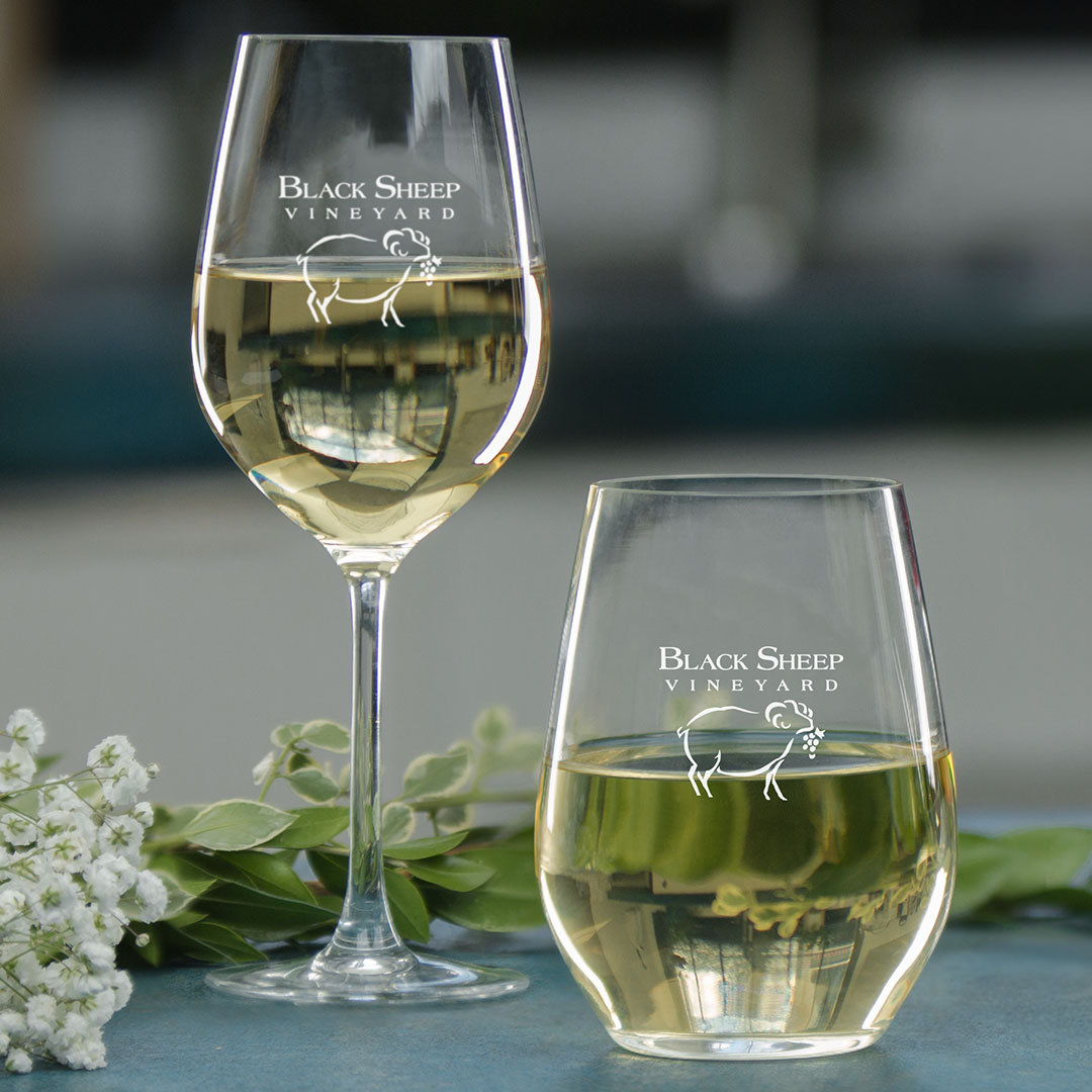 white wine glassware